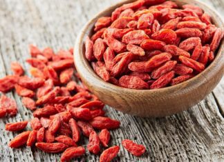 Goji (Lycium barbarum) - známé jako "goji berries", oblíbené pro své zdravotní přínosy